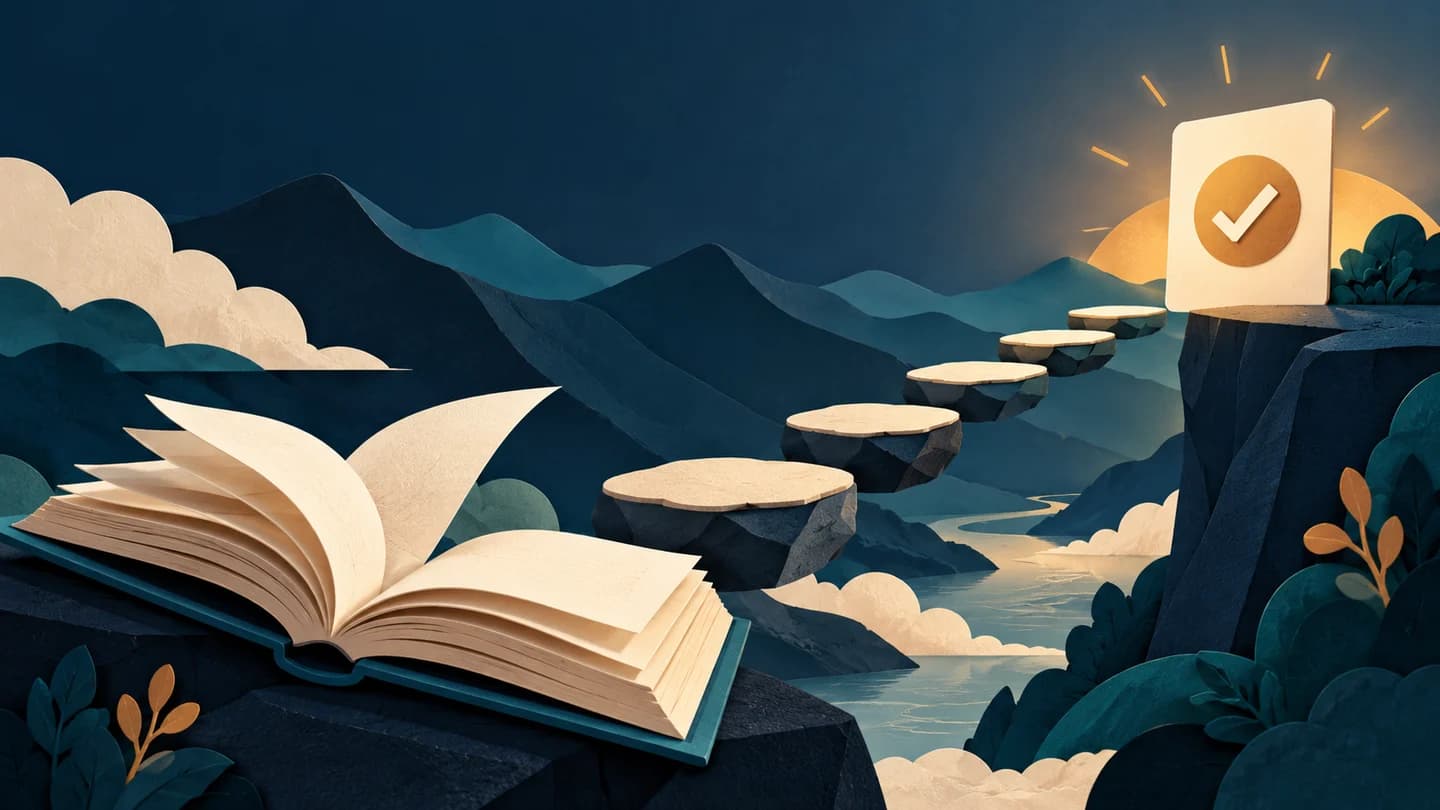 AILearnHub conceptual editorial illustration