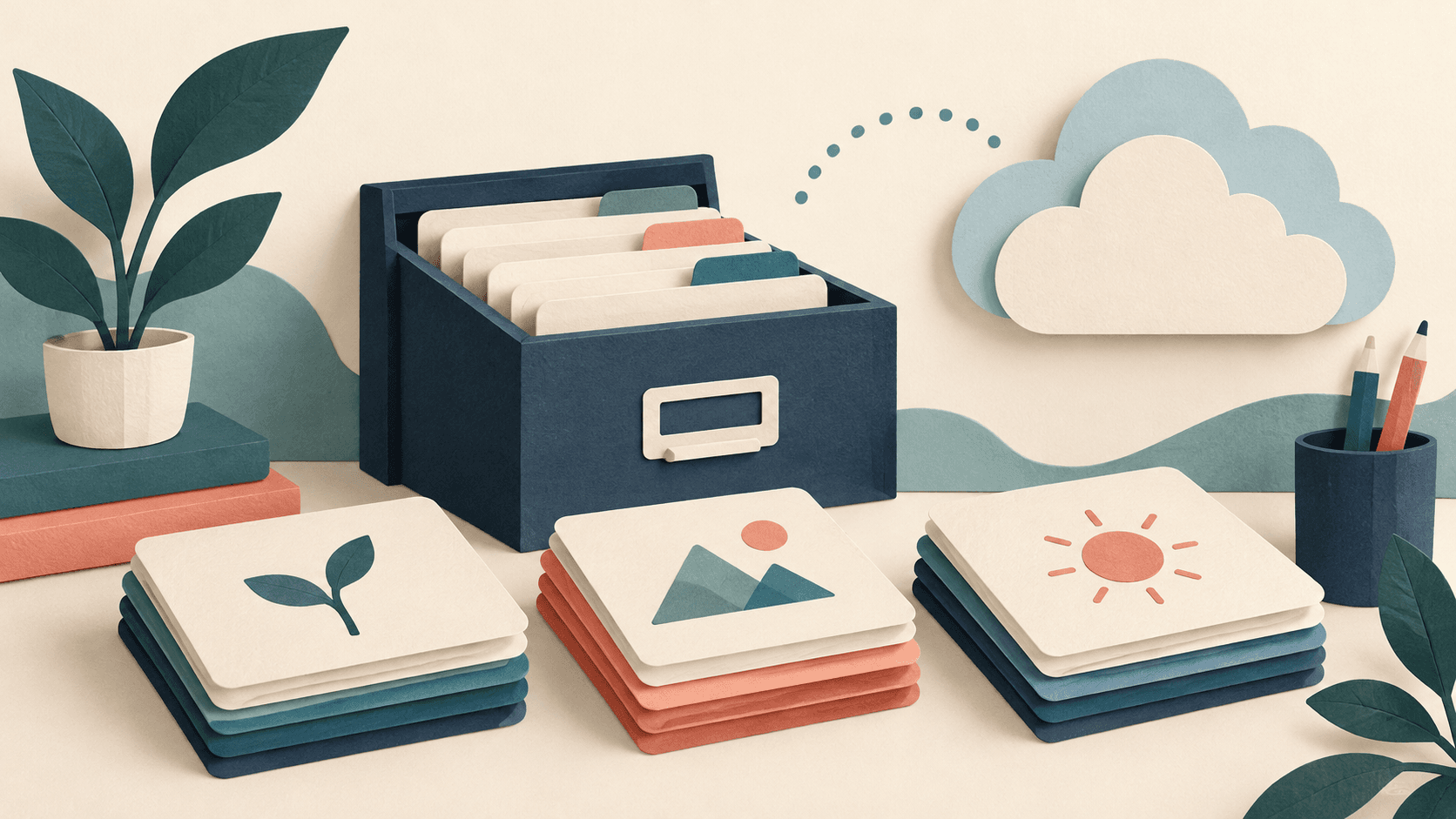 Mochi Review 2026: AI Cards, Offline Study, and Pricing Markdown-style note cards beside offline storage and an optional cloud connection