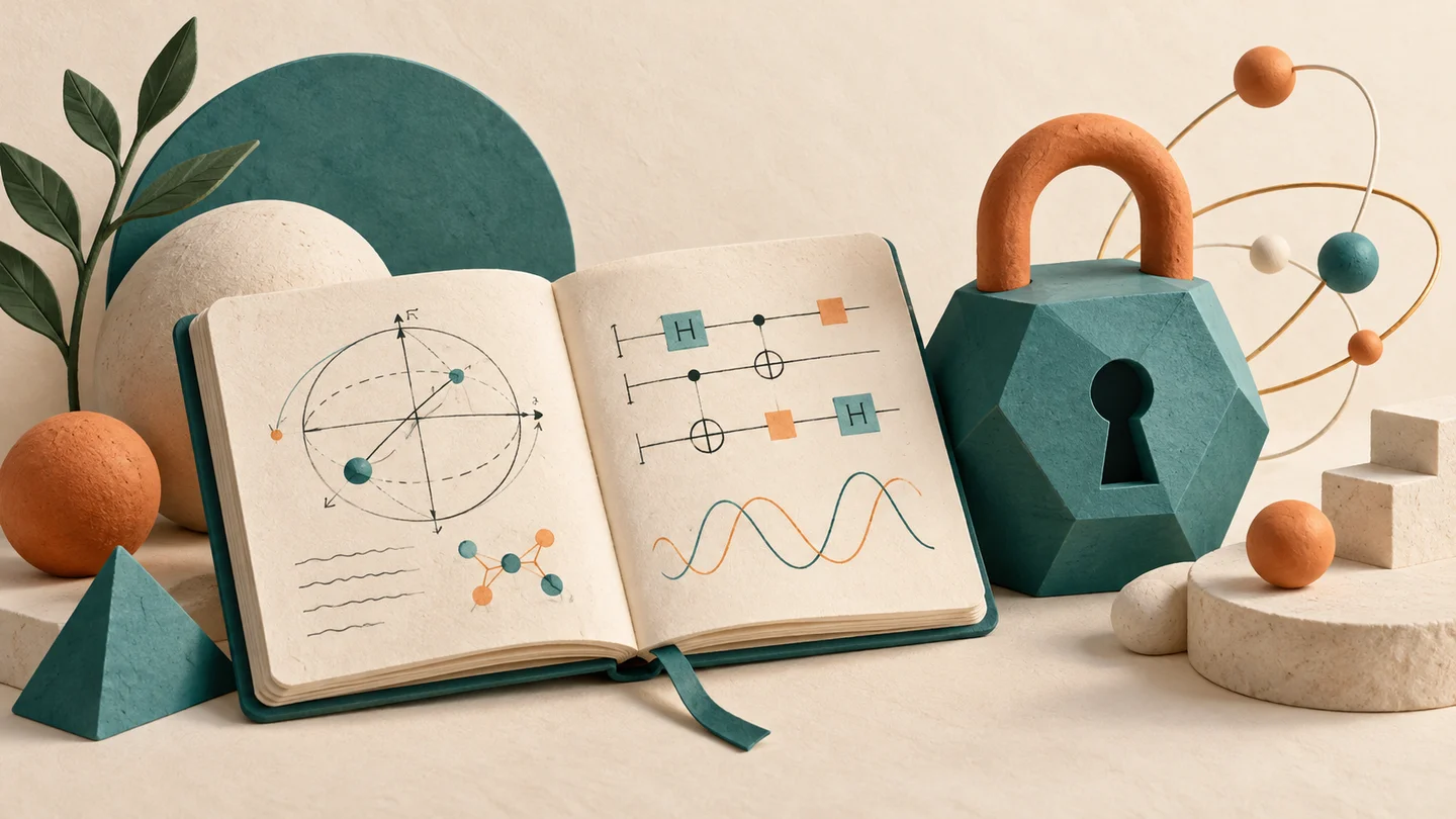 Google Launches a Gemini Notebook for PQC Learning conceptual editorial illustration